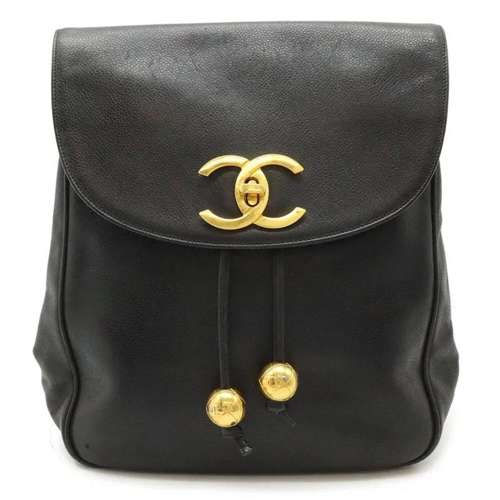 Chanel Caviar Leather Coco Ball Backpack
